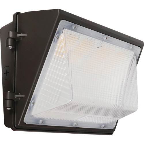 Non-Cutoff Wall Pack, LED, 120 - 277 V, 75 - 110 W, 9.33" H x 6.65" W x 14.5" D Les Fournitures Industrielles Méga