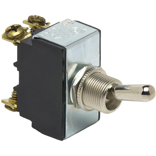 DPST Standard Heavy-Duty 4-Terminal Toggle Switch Les Fournitures Industrielles Méga