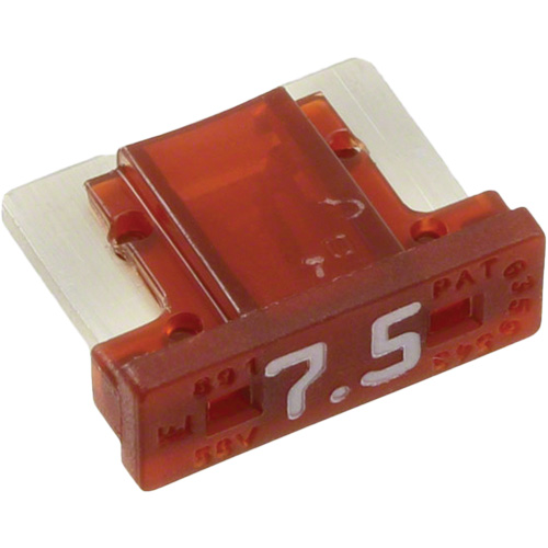 Fusible &agrave; lames pour automobiles LP de la s&eacute;rie MINI, Cartouche, 7,5 A, 58 V Les Fournitures Industrielles Méga