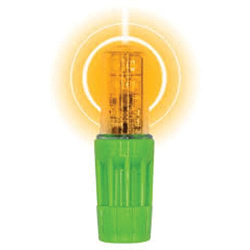 Lampe &agrave; DEL tr&egrave;s lumineuse Rocket II pour les fouets d'avertissement style &agrave; douille 1156, Clignotement, Ambr&eacute;e Les Fournitures Industrielles Méga