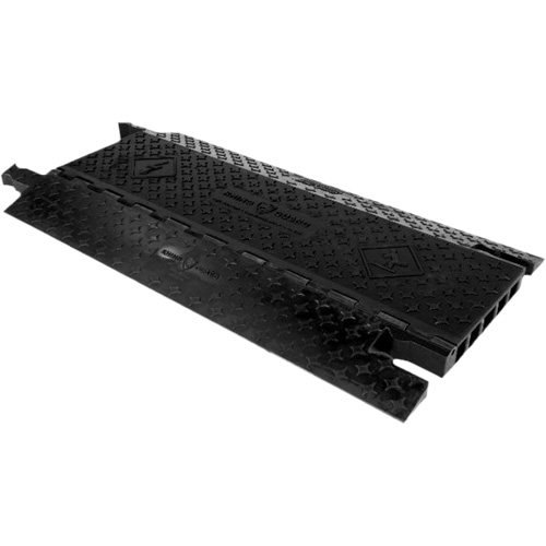 Cable Protector, 5 Channels, 36" L x 19.8" W x 2" H Les Fournitures Industrielles Méga