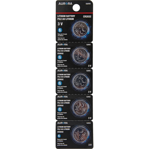 CR2032 Lithium Battery, 3 V Les Fournitures Industrielles Méga