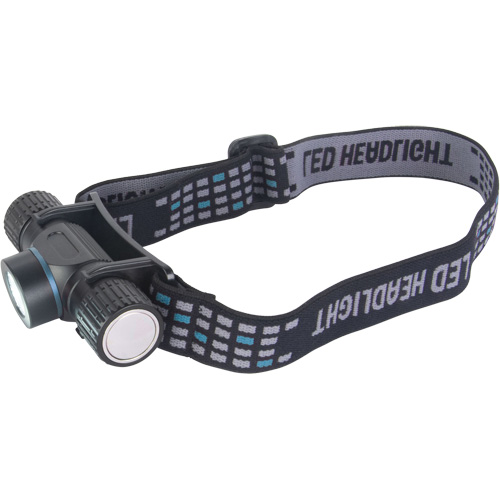 Magnetic Headlamp, LED, 1100 Lumens, 4.5 Hrs. Run Time, Rechargeable Batteries Les Fournitures Industrielles Méga