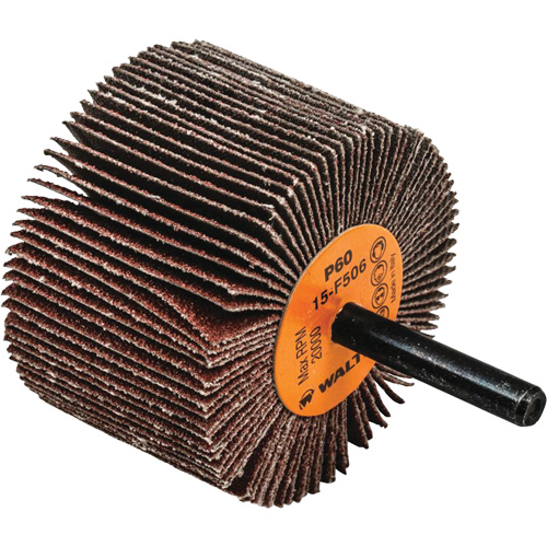 Disque &agrave; lamelles Coolcut, Oxyde d'aluminium, Grain 60, 2-1/2" x 1-1/2" x 1/4" Les Fournitures Industrielles Méga
