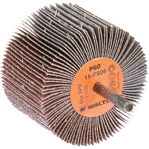 Flap Wheels-Coolcut Flap Wheels, Aluminum Oxide, 60 Grit, 3" x 2" x 1/4" Les Fournitures Industrielles Méga