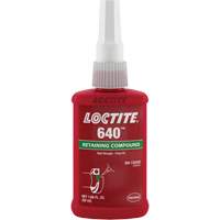 Compos&eacute; de retenue 640 r&eacute;sistance moyenne/haute temp&eacute;rature, 50 ml, Bouteille, Vert Les Fournitures Industrielles Méga