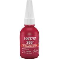 Compos&eacute; de blocage 263 s&eacute;chage rapide, Rouge, &eacute;lev&eacute;, 10 ml, Bouteille Les Fournitures Industrielles Méga