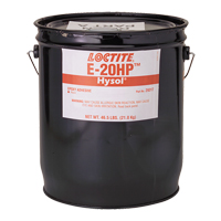 Adh&eacute;sifs structuraux &agrave; s&eacute;chage rapide E-20P, 5 gal., Seau, Deux composants, Blanc Les Fournitures Industrielles Méga