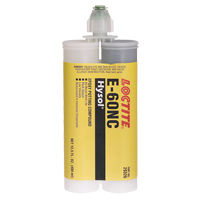 Adh&eacute;sifs structuraux non corrosifs pour les composants &eacute;lectriques E-60NC, 400 ml, Cartouche double, Deux composants, Noir Les Fournitures Industrielles Méga