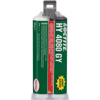 HY 4080 GY Structural Repair Hybrid Adhesive, Two-Part, Dual Cartridge, 50 g, Grey Les Fournitures Industrielles Méga