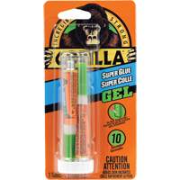 Colle cyanoacrylate en gel, 2 x 3 g, Tube, Transparent Les Fournitures Industrielles Méga