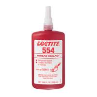 Produit d'&eacute;tanch&eacute;it&eacute; pour raccords filet&eacute;s 554, Bouteille, 10 ml, -53,89° C - 148,89° C/-65°F - 300°F Les Fournitures Industrielles Méga