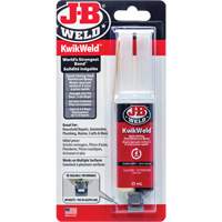 KwikWeld Adhesive, 25 ml, Syringe, Two-Part, Grey Les Fournitures Industrielles Méga