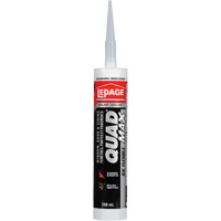 Scellant pour parements & fen&ecirc;tres Quad Max, 280 ml, Tube, Blanc cass&eacute; Les Fournitures Industrielles Méga