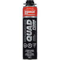 Quad&reg; Foam Window & Door Installation Foam, Aerosol Can, Tan Les Fournitures Industrielles Méga