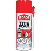 Titefoam Gaps & Cracks Insulating Foam Sealant, Aerosol Can, White Les Fournitures Industrielles Méga
