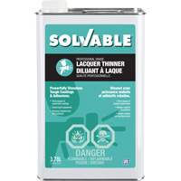 Diluant &agrave; lacque de calibre professionnel, Bidon rectangulaire, 3,78 L Les Fournitures Industrielles Méga