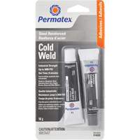 Cold Weld Bonding Compound, 2 x 28 g, Tube, Two-Part, Grey Les Fournitures Industrielles Méga