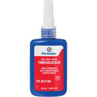 Adh&eacute;sif frein-filet, Rouge, &eacute;lev&eacute;, 50 ml, Bouteille Les Fournitures Industrielles Méga