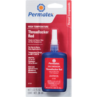 Adh&eacute;sif frein-filet pour temp&eacute;ratures &eacute;lev&eacute;es, Rouge, &eacute;lev&eacute;, 36 ml, Bouteille Les Fournitures Industrielles Méga