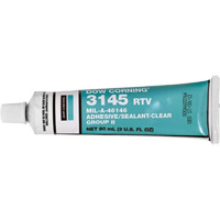 Dowsil RTV 3145 Silicone Adhesive Sealant MIL-A-46146, Tube, Clear Les Fournitures Industrielles Méga