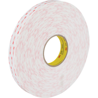 VHB Tape 4950, 33 m (108') L x 25.4 mm (1") W, 45 mils, Acrylic Les Fournitures Industrielles Méga