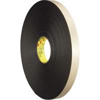Ruban double face en mousse, 66 m (216') lo x 12,7 mm (1/2") la, 31 mils, Poly&eacute;thyl&egrave;ne Les Fournitures Industrielles Méga