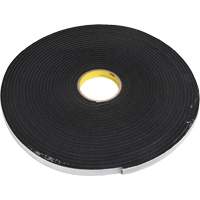 Ruban double face en mousse, 33 m (108') lo x 12,7 mm (1/2") la, 62 mils, Poly&eacute;thyl&egrave;ne Les Fournitures Industrielles Méga