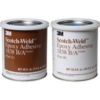 Adh&eacute;sif Scotch-Weld, 32 oz liq., Seau, Deux composants, Vert Les Fournitures Industrielles Méga