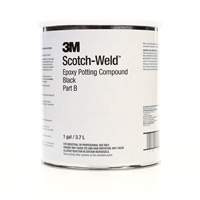 Mat&eacute;riau d'enrobement Scotch-Weld, 1 gal., Seau, Deux composants, Noir Les Fournitures Industrielles Méga