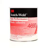 Adh&eacute;sif en plastique industriel haute performance, 1 gal., Gallon, Jaune Les Fournitures Industrielles Méga