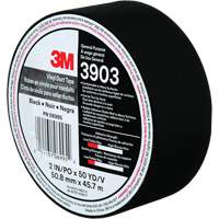 Rubans adh&eacute;sifs en vinyle 3903, 48 mm (2") la x 45 m (148') lo, 6,5 mils, Noir Les Fournitures Industrielles Méga