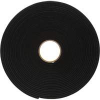 Ruban de mousse en vinyle 4504, 25,4 mm (1") la x 16,5 m (54') lo, 250 mils, Noir Les Fournitures Industrielles Méga