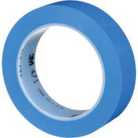 471 Vinyl Tape, 25.4 mm (1") W x 32.9 m (108') L, 5.3 mils, Blue Les Fournitures Industrielles Méga