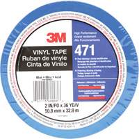 471 Vinyl Tape, 50.8 mm (2") W x 32.9 m (108') L, 5.2 mils, Blue Les Fournitures Industrielles Méga
