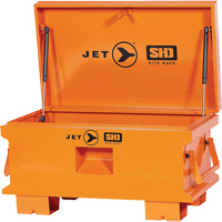 JSB-3219 Boîte de rangement d'outils de chantier pour usage tr&egrave;s intensif, 32-1/8" x 19" x 17-1/2", Acier, Orange Les Fournitures Industrielles Méga