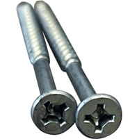 Phillips/Square Particle Board Screw, #8 x 3" L, Plain Les Fournitures Industrielles Méga