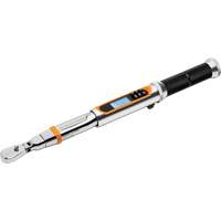 Cl&eacute; dynamom&eacute;trique &agrave; t&ecirc;te flexible 120XP avec angle, &eacute;lectronique, Entraînement 1/4" carr&eacute;, 24 - 240 lb-po Les Fournitures Industrielles Méga