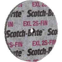 Scotch-Brite EXL Unitized Wheel, 3" x 1/2", 1/4" Arbor Les Fournitures Industrielles Méga