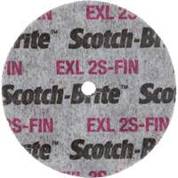 Scotch-Brite EXL Unitized Wheel, 3" x 1/2", 1/4" Arbor Les Fournitures Industrielles Méga