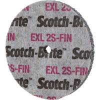 Scotch-Brite EXL Unitized Wheel, 3" x 1/2", 1/4" Arbor Les Fournitures Industrielles Méga