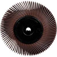 Radial Bristle Brushes for Bench Grinders, 36X Grit, 6" Dia. Les Fournitures Industrielles Méga