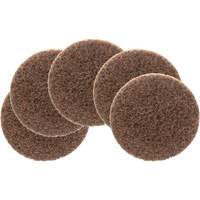 Disque de conditionnement de surface Roloc Scotch-Brite, 2" dia., Grain Cors&eacute;, Oxyde d'aluminium Les Fournitures Industrielles Méga