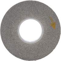 Meule d'&eacute;barbage EXL Scotch-Brite, 8" x 1", Arbre de 3"-8, 1, Oxyde d'aluminium Les Fournitures Industrielles Méga