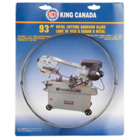 Scie &agrave; ruban pour m&eacute;tal, Acier au carbone, 93" lo x 3/4" la x &eacute;paisseur 0,032", 10 dents par pouce Les Fournitures Industrielles Méga