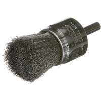 Brosse mont&eacute;e &agrave; fils ondul&eacute;s, 1", Fils 0.005 Les Fournitures Industrielles Méga
