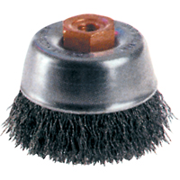 Crimped Wire Cup Brushes - High Speed Small Grinder Les Fournitures Industrielles Méga