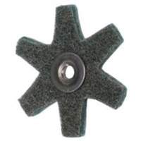 Abrasotex Surface Preparation Star, 2" Dia., Very Fine Grit, Aluminum Oxide Les Fournitures Industrielles Méga