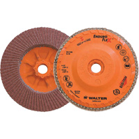 Enduro-Flex Flap Disc, 4-1/2" x 5/8"-11, Type 27, 60 Grit, Zirconia Alumina Les Fournitures Industrielles Méga