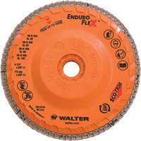 Enduro-Flex Flap Disc, 4-1/2" x 5/8"-11, Type 27, 80 Grit, Zirconia Alumina Les Fournitures Industrielles Méga